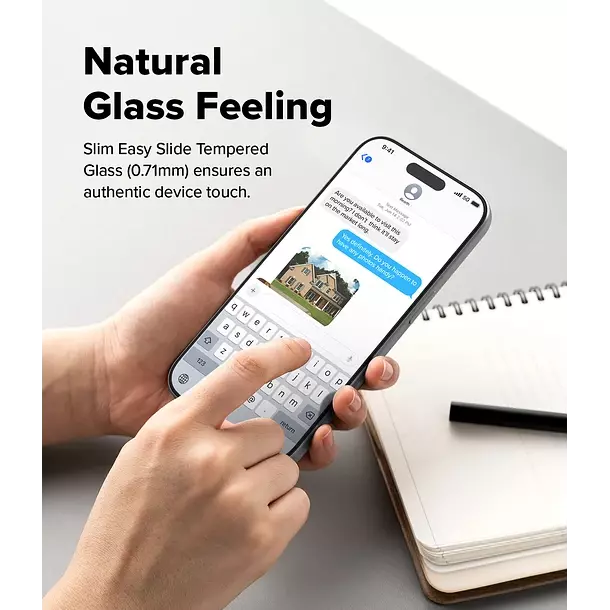 Lamina Pantalla Ringke Para iPhone 17 Pro Pack 2-9