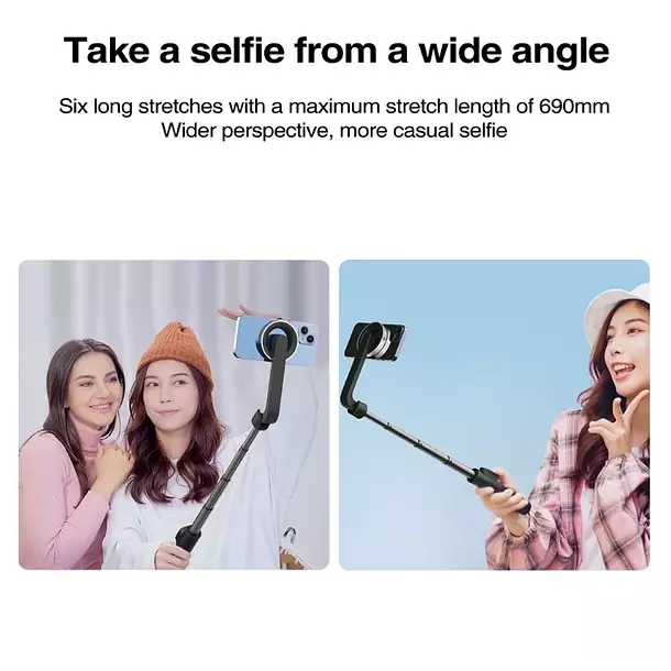 Tripode Palo Selfie Magnetico Para iPhone Compatible Magsafe-3