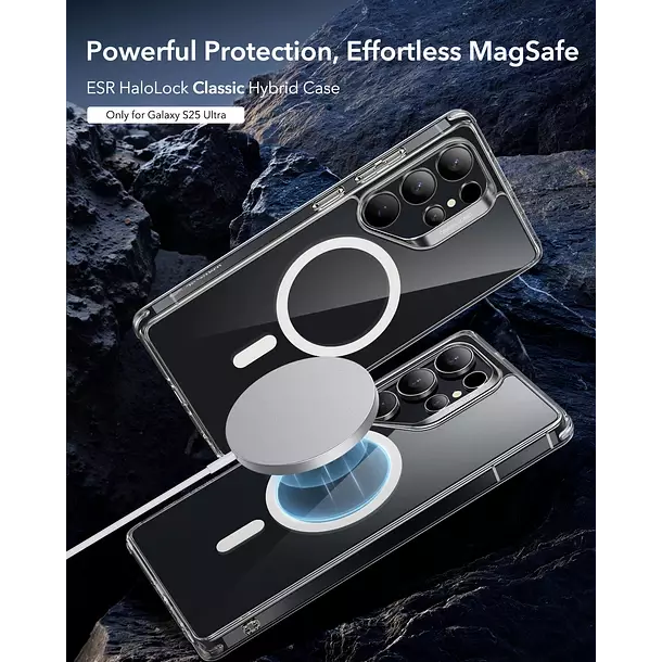 Carcasa ESR Para Galaxy S25 Ultra Classic Hybrid Transparente-2
