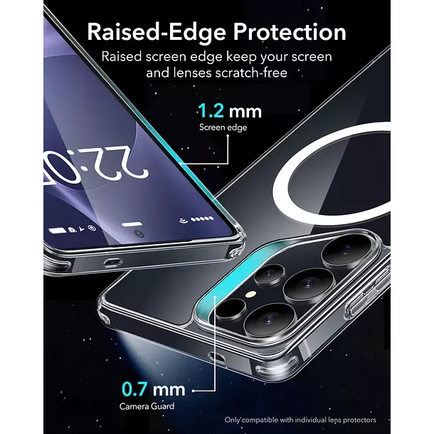 Carcasa ESR Para Galaxy S25 Ultra Classic Hybrid Transparente-6