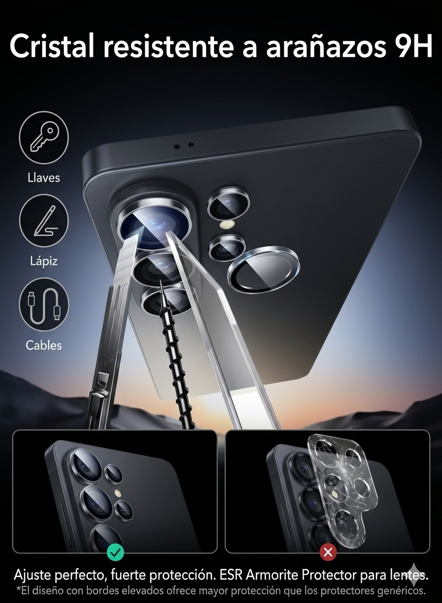 Protector Camara ESR Para Galaxy S26 Ultra Armorite-3