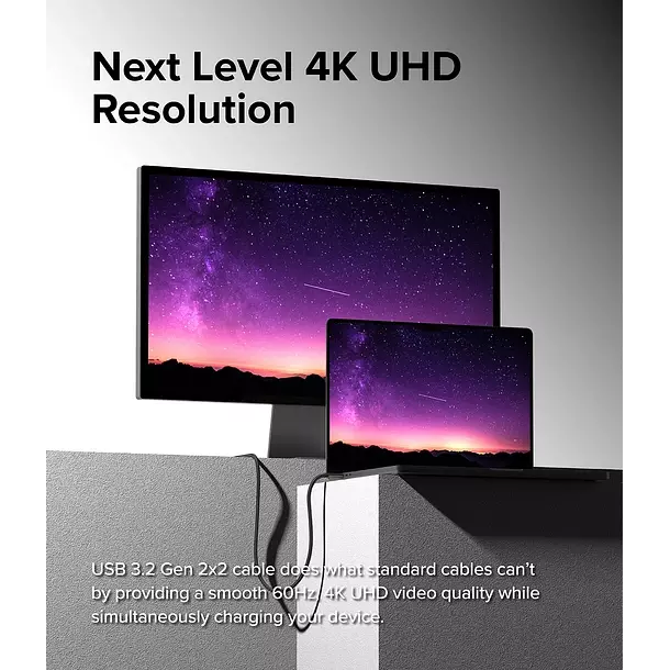 Cable Ringke USB 3 2 Gen 2x2 USB C 1m 240w-5