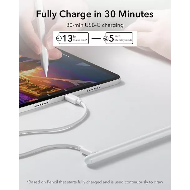 Pencil ESR Para iPad Palm Rejection Blanco-5