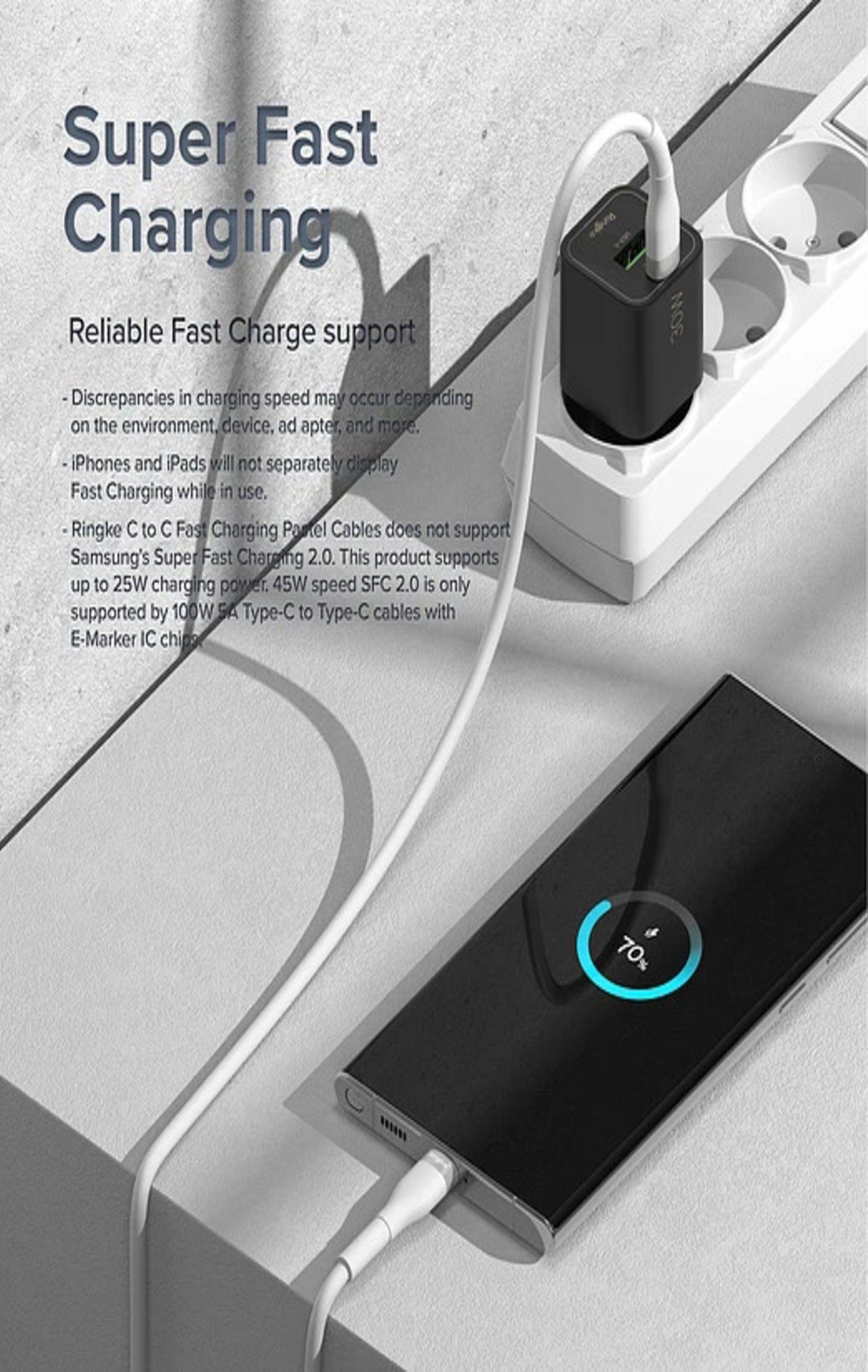 Cable Ringke Carga Rapida USB C a USB C Pastel 2m-6