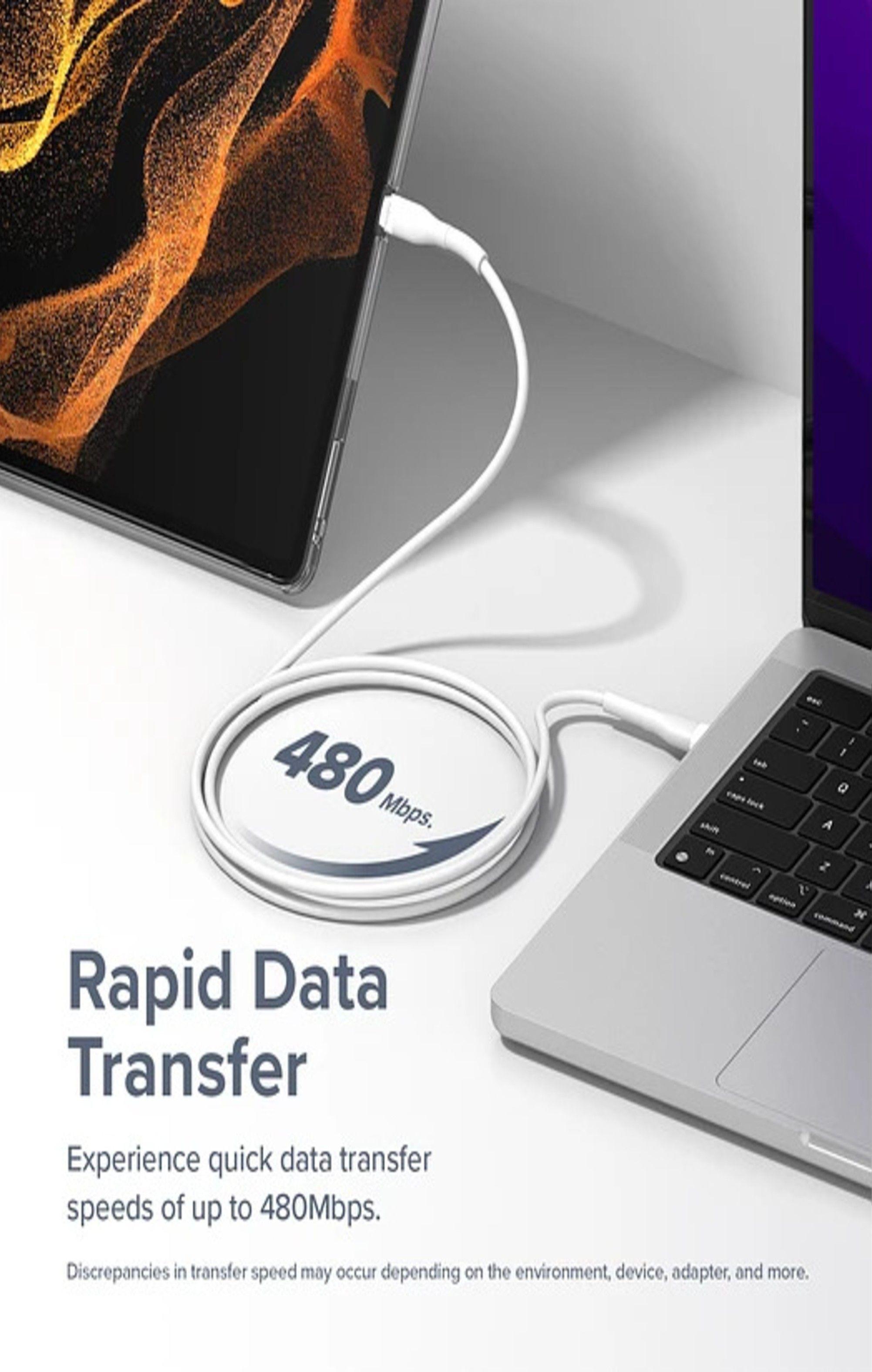 Cable Ringke Carga Rapida USB C a USB C Pastel 2m-7