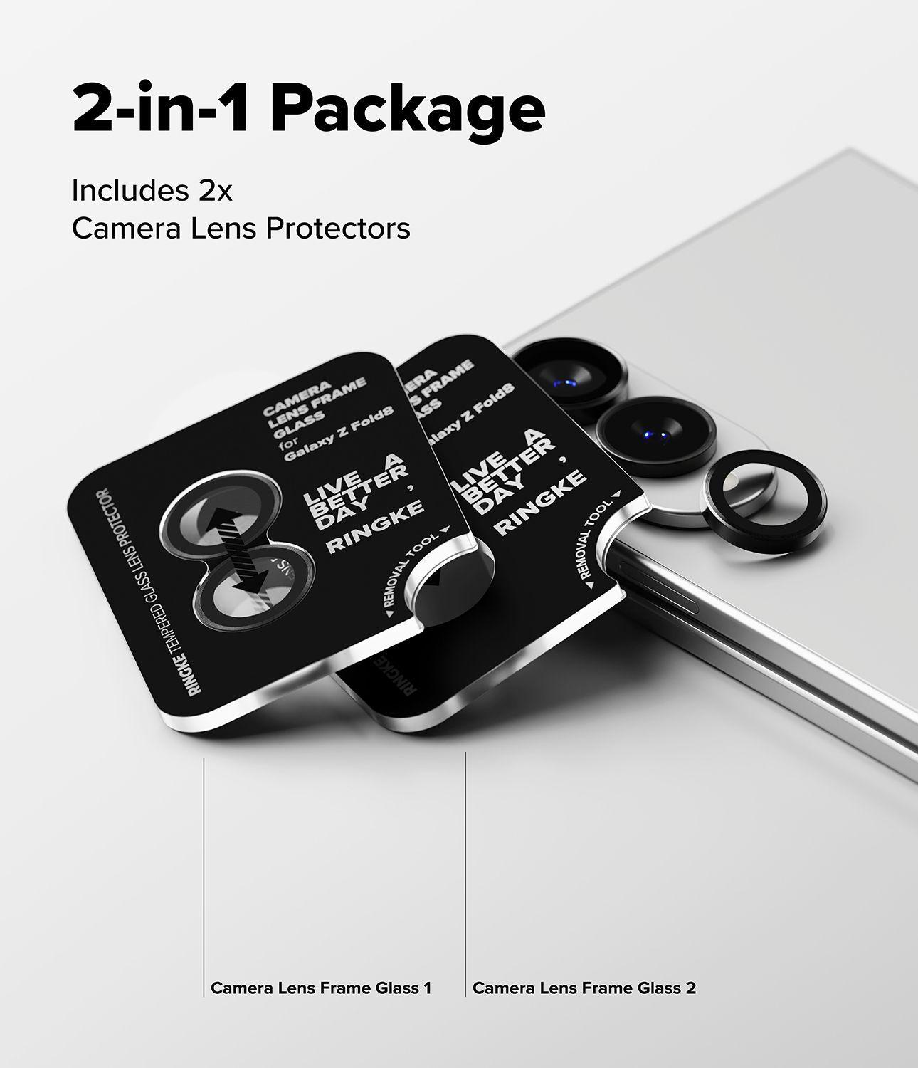 Protector Camara Ringke Para Z Fold 8 Pack 2-4
