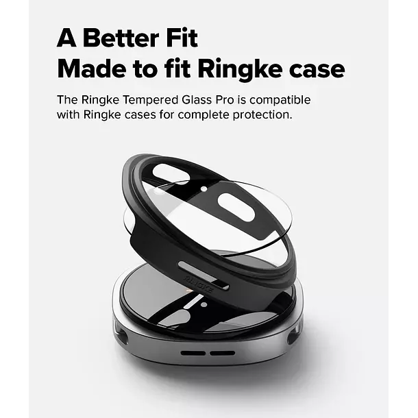 Lamina Vidrio Ringke Para Galaxy Watch 8 44mm 2 Pack-6