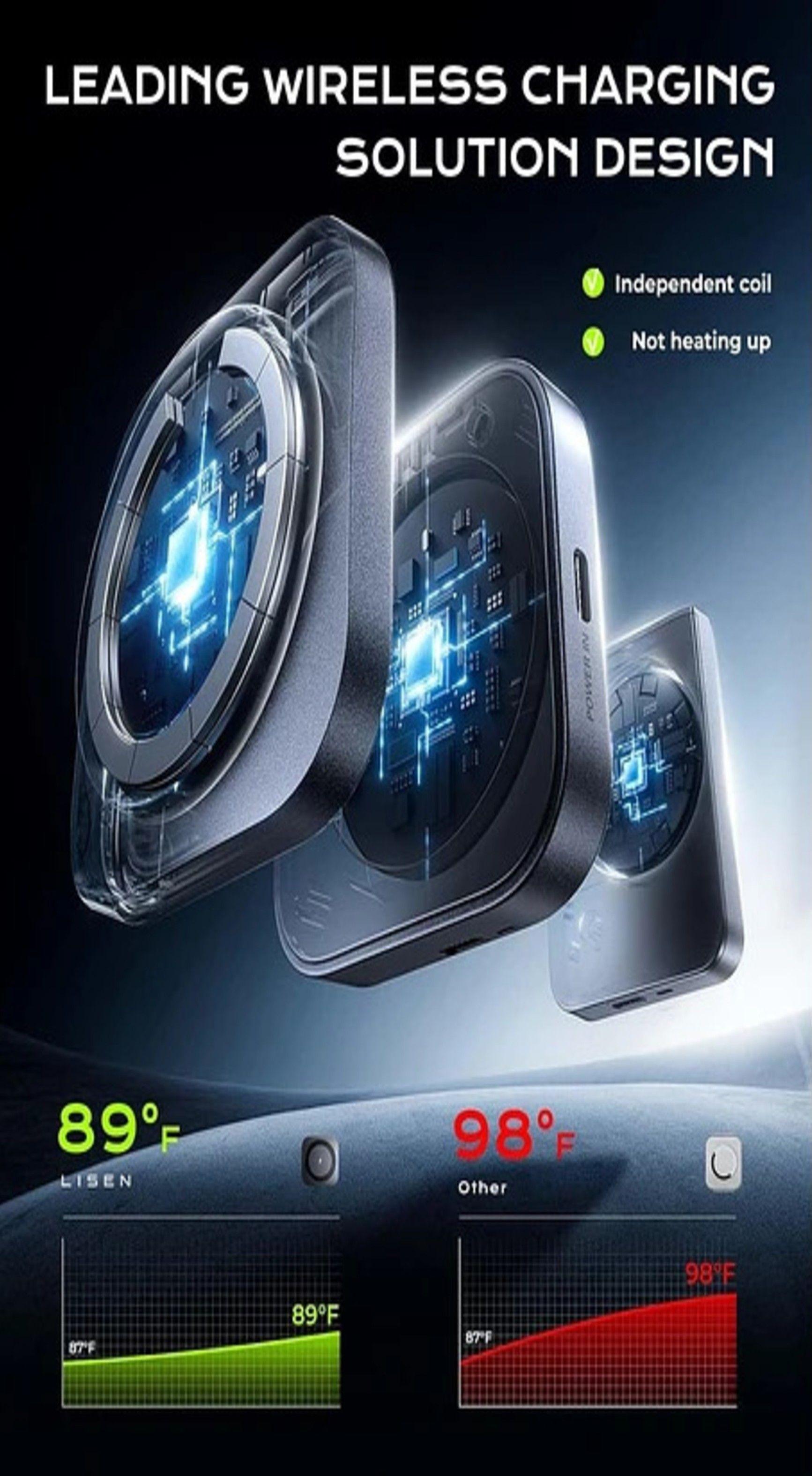 Cargador 3 en 1 Aluminio Magsafe para iPhone Airpods Apple Watch-3