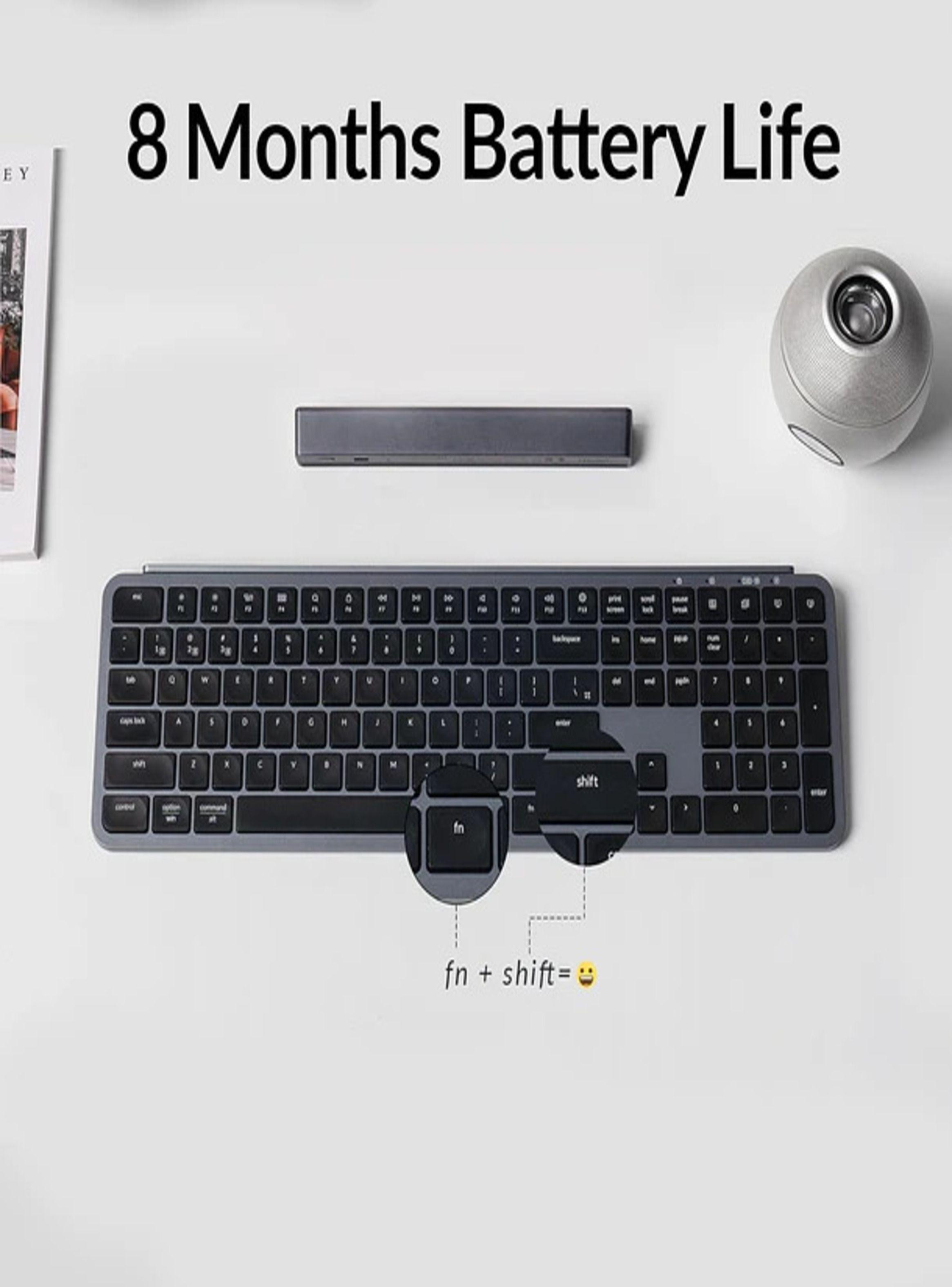 Teclado Inalambrico Keychron B6 Pro 2 4ghz Bluetooth Espanol Ultra Delgado-2