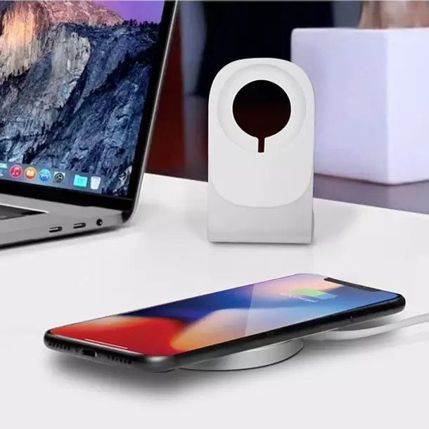 Cargador Inalambrico Para iPhone Magnetico Magsafe Soporte-4