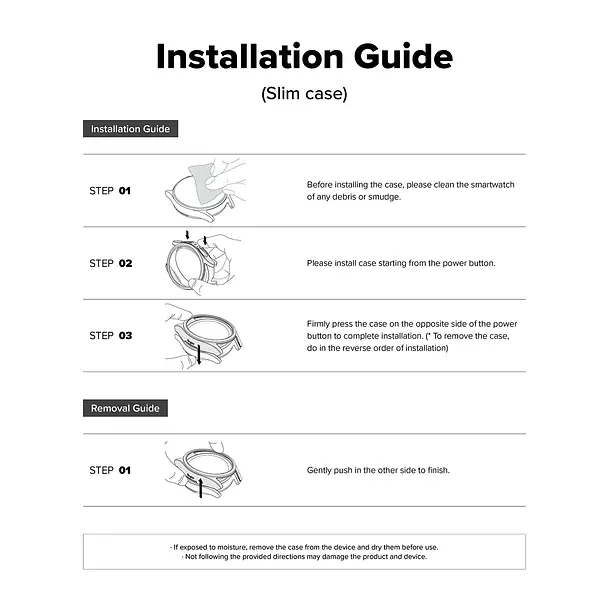 Carcasa Ringke Para Apple Watch 11 10 46 mm Pack 2-7