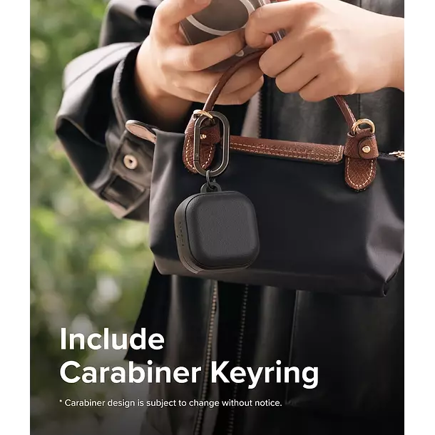 Carcasa Funda Ringke Para Buds 4 4 Pro Onyx Magnetic-2