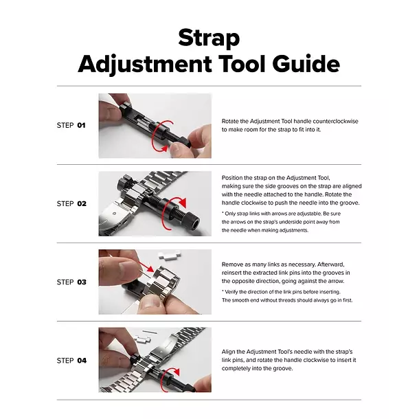 Correa Metalica Ringke Para Apple Watch 44 45 46 49mm-7