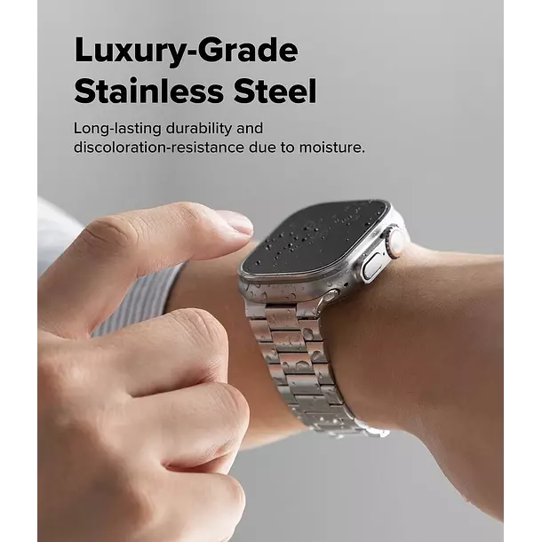 Correa Metalica Ringke Para Apple Watch 44 45 46 49mm-8