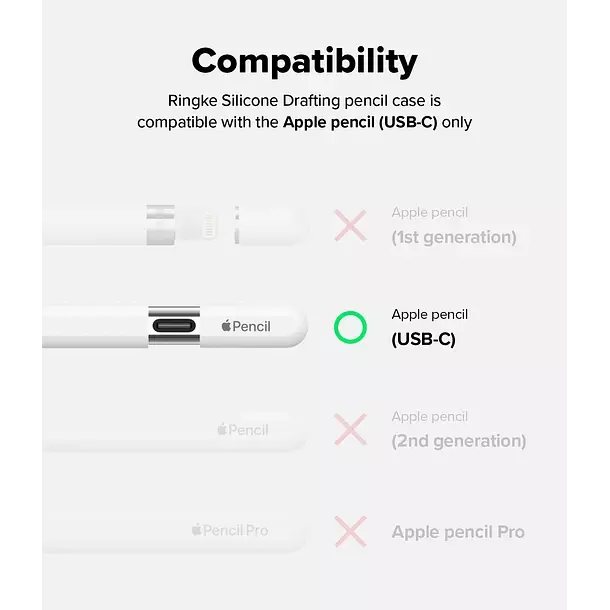 Funda RINGKE Para Apple Pencil USB C Diseno Lapiz-6