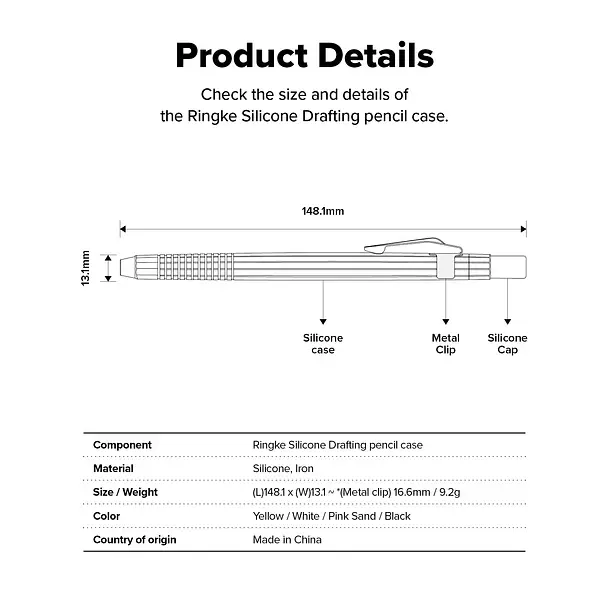 Funda RINGKE Para Apple Pencil USB C Diseno Lapiz-8