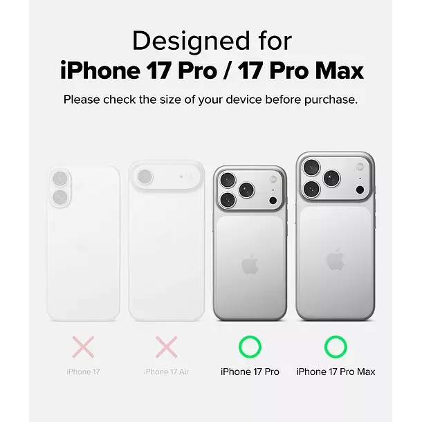 Protector Camara Ringke Para iPhone 17 Pro 17 Pro Max 2 Pack-7