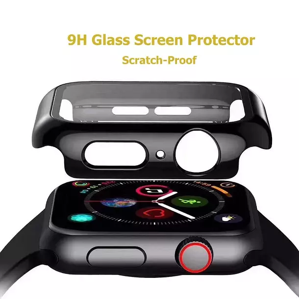 Protector para Apple Watch Glass 42mm Negro-3
