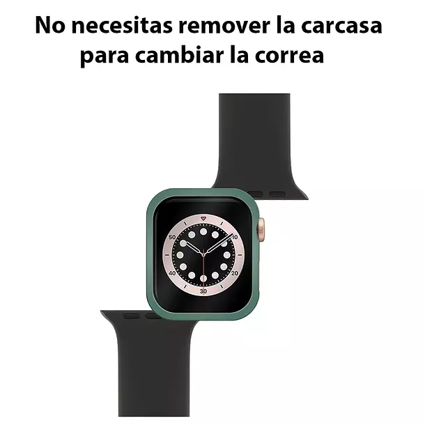 Protector para Apple Watch Glass 42mm Negro-5