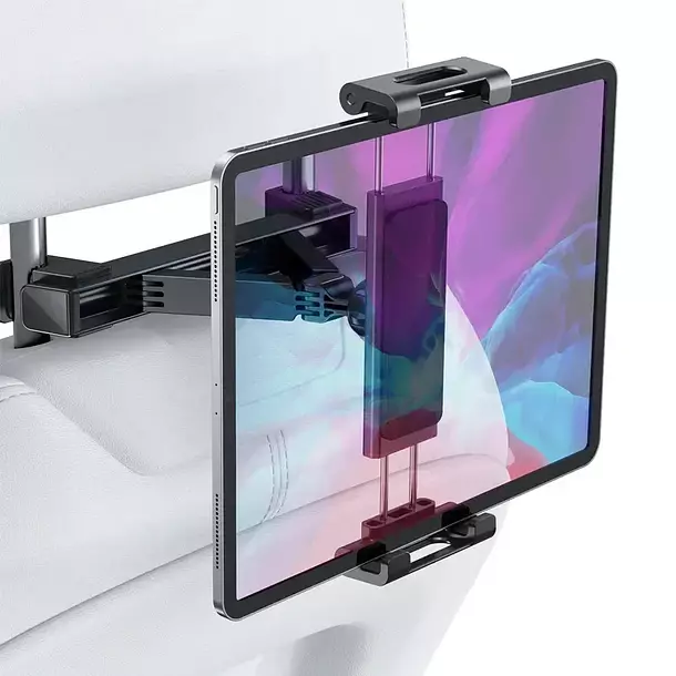 Soporte Tablet Para Auto iPad Cabecera Asiento Trasero-3