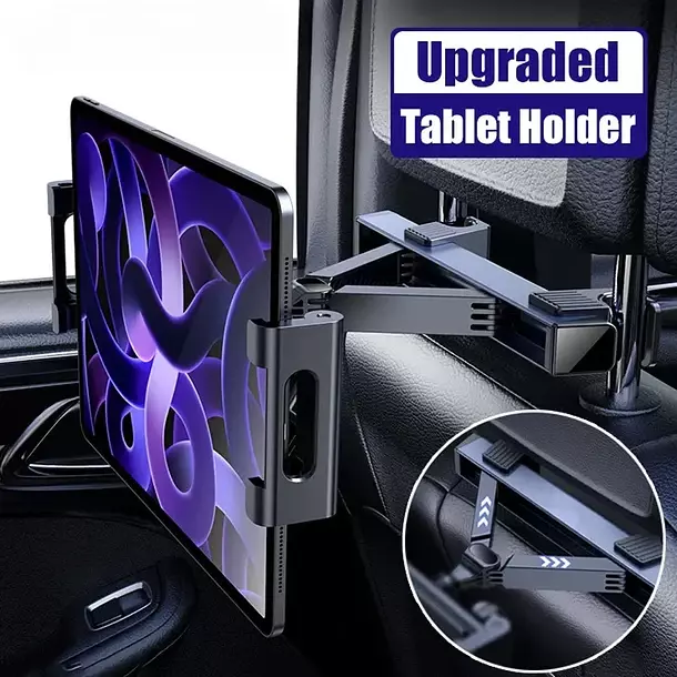 Soporte Tablet Para Auto iPad Cabecera Asiento Trasero-6