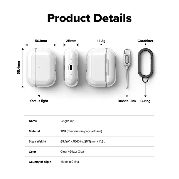 Carcasa Funda Ringke Para AirPods Pro 3 Air-7