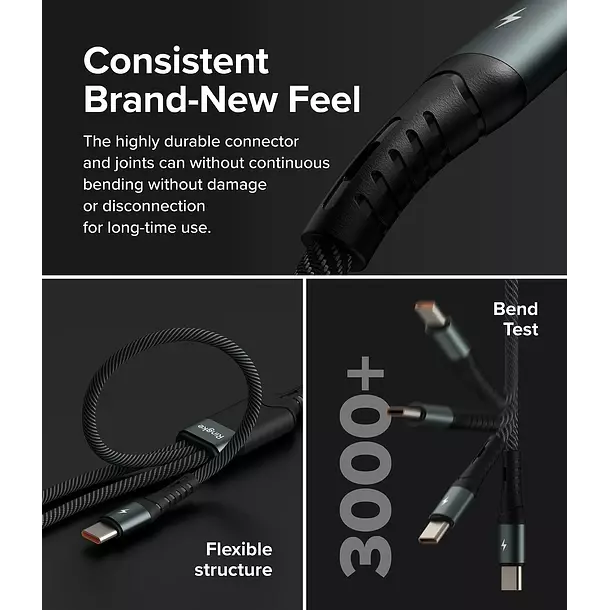 Cargador Ringke 3 en 1 Carga Rapida Multi Cable-6