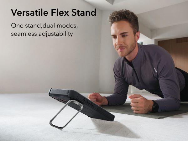Carcasa ESR Cyber Tough Para iPhone 18 Pro Max 17 Pro Max Flex Stand-2