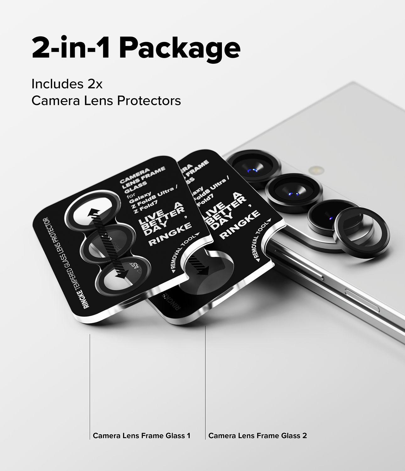 Protector Camara Ringke Para Z Fold 8 Ultra Pack 2-5