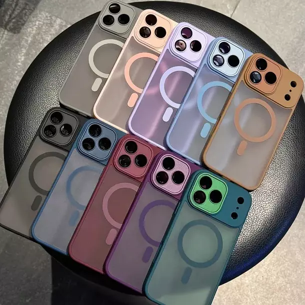 Carcasa Mate Para iPhone 17 Pro Magnetica-2