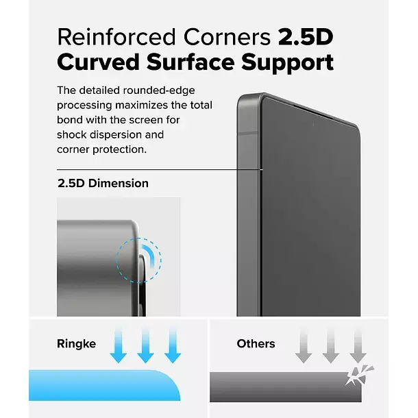 Lamina Pantalla Ringke Para Galaxy S25 Ultra Pack 2-2