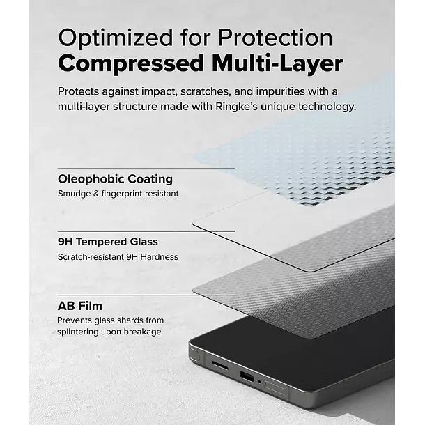 Lamina Pantalla Ringke Para Galaxy S25 Ultra Pack 2-6