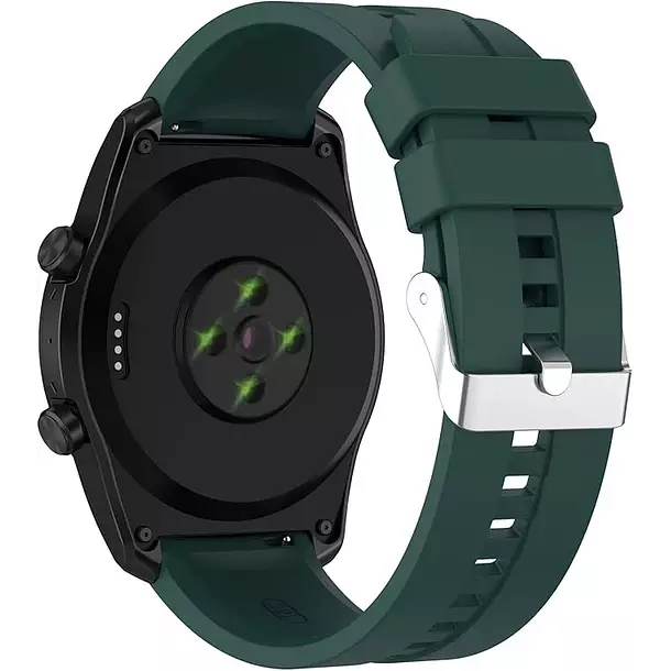 Correa Silicona Para Huawei Watch Gt2 Gt3 Xiaomi Mi Watch 22mm Verde-0