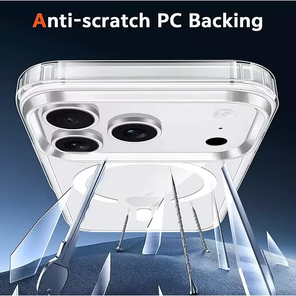Carcasa Para iPhone 17 Magnetica Clear Hybrid-5