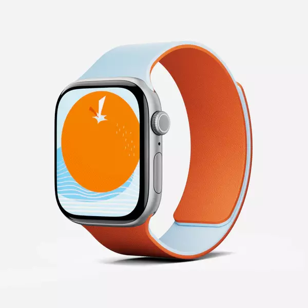 Correa MOFT Snap Duo para Apple Watch 38 40 41 42mm Celeste Naranjo-0