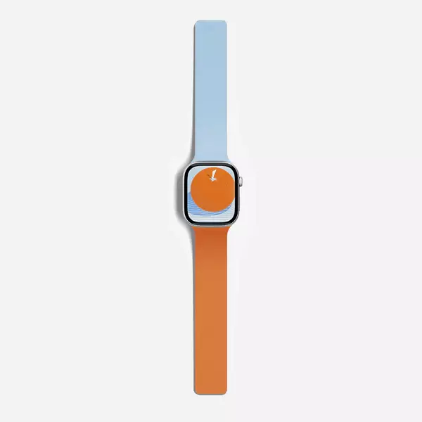 Correa MOFT Snap Duo para Apple Watch 38 40 41 42mm Celeste Naranjo-2