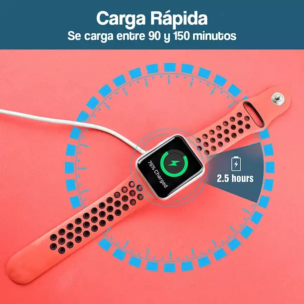 Cargador Compatible con Apple Watch Carga Rapida Tipo C-4