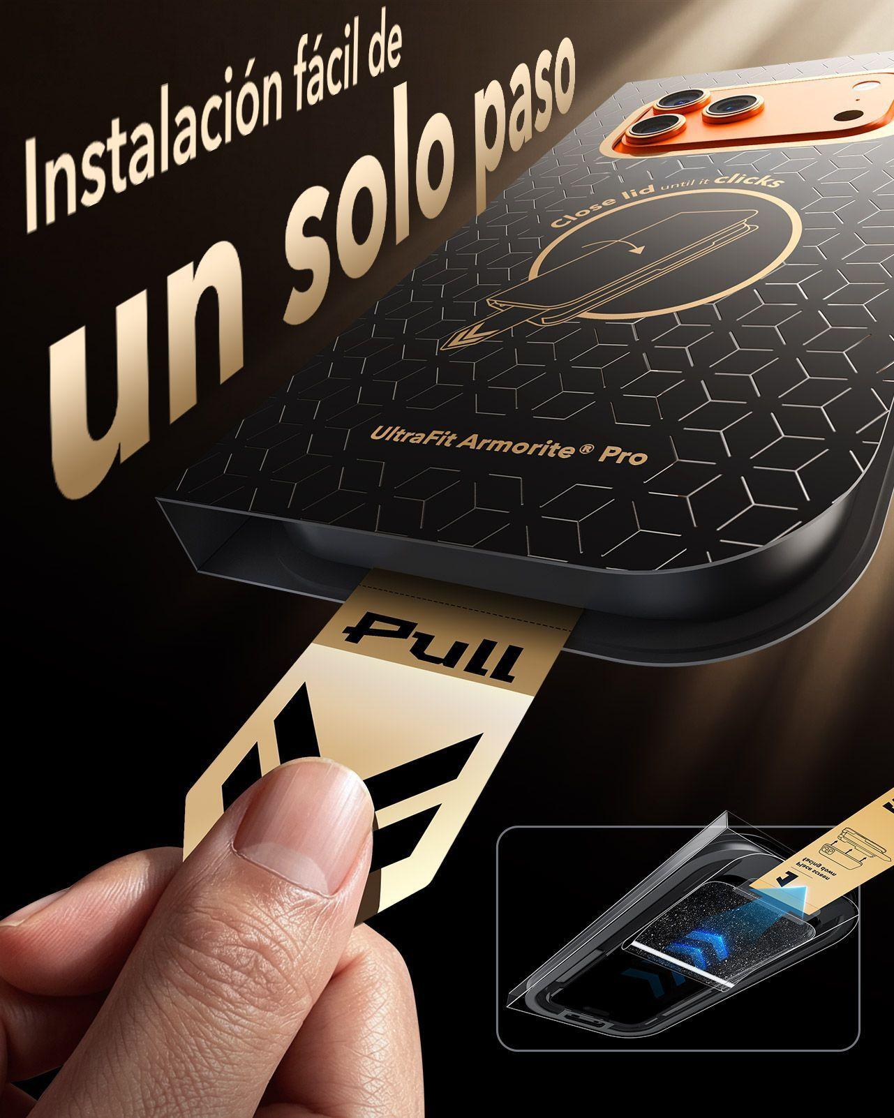 Mica Vidrio ESR Armorite Pro Para iPhone 18 Pro 17 Pro UltraFit 1 UN-4