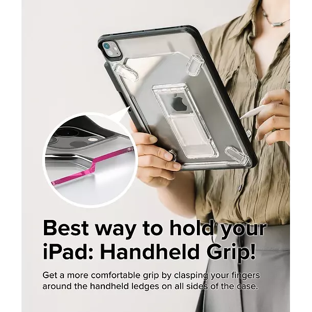 Funda Protectora Ringke Para iPad Pro 13 M5 M4 2024 Con Soporte-6