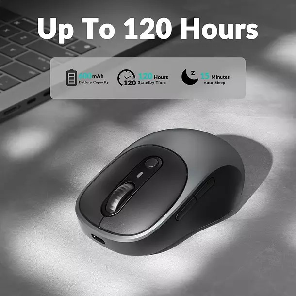Mouse Keychron BM24 Inalambrico 2 4GHZ Bluetooth-3