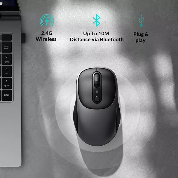 Mouse Keychron BM24 Inalambrico 2 4GHZ Bluetooth-8
