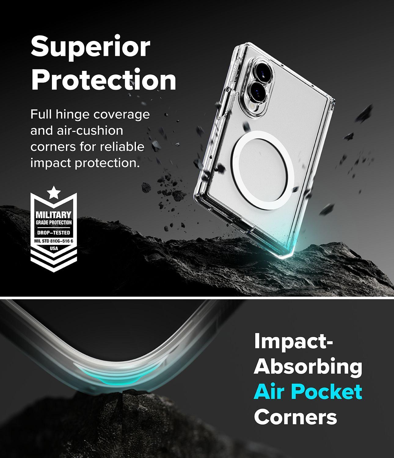 Carcasa Ringke Para Galaxy Z Fold 8 Fusion Flap Magnetic-6