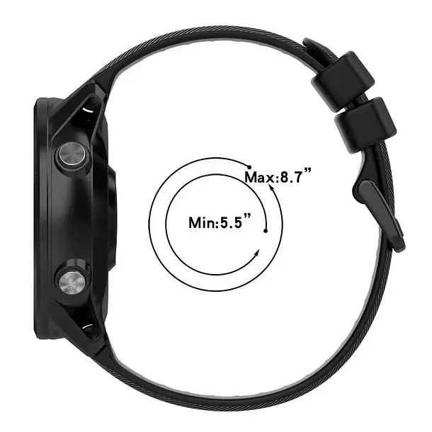 Correa Para Garmin Forerunner 965 955 945 935 745 22mm-3