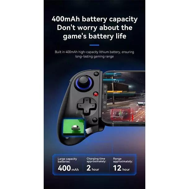 Control Gamepad Joystick Bluetooth para Celular-3