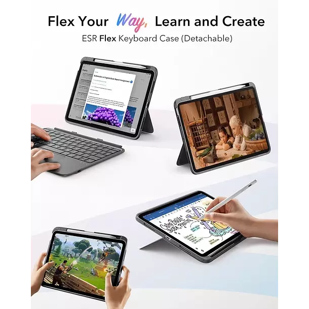 Teclado ESR Flex para iPad 11 10 Gen A16-5
