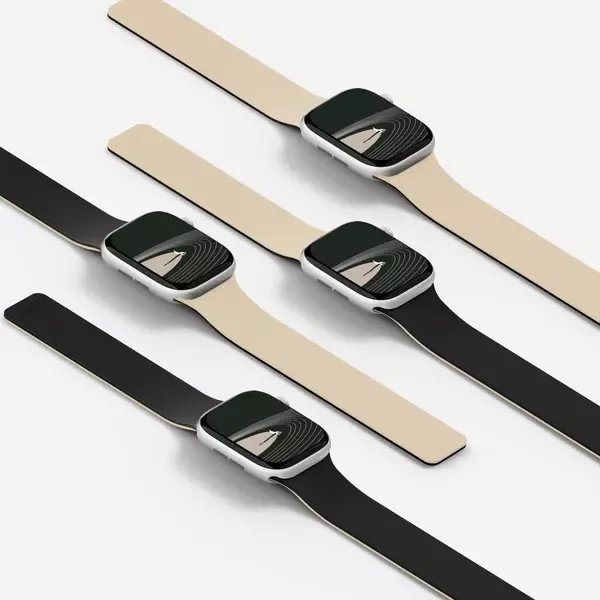 Correa MOFT Snap Duo para Apple Watch 38 40 41 42mm Negro Blanco-4