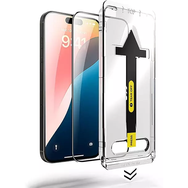 Lamina Pantalla Para iPhone 17 Pro Max Auto Instalable-0