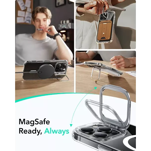 Carcasa ESR Para iPhone 16 Pro Max Hybrid Stash Stand-2