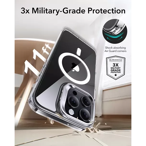 Carcasa ESR Para iPhone 16 Pro Max Hybrid Stash Stand-4