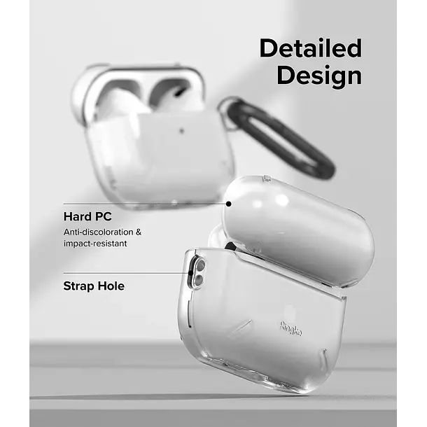 Carcasa Funda Ringke Para AirPods Pro 2 lanyard-2